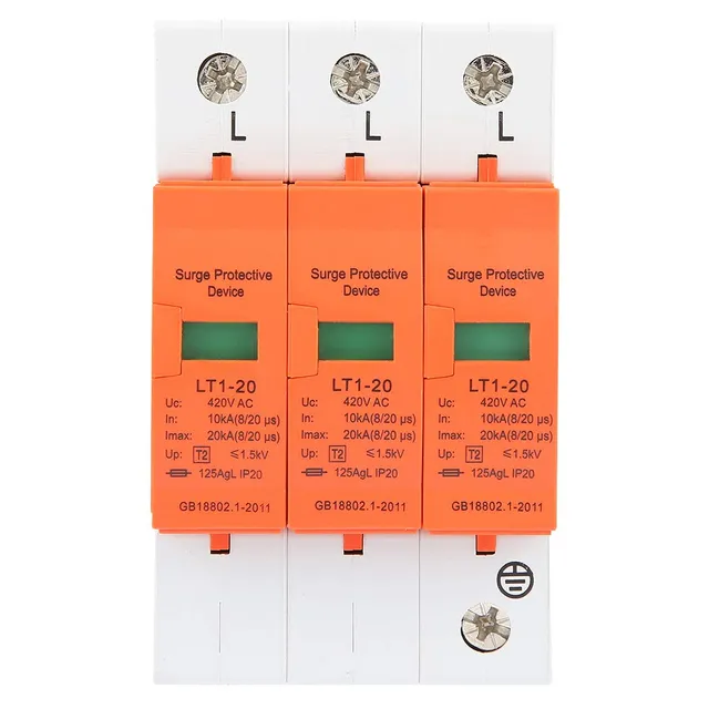 Jadeshay Installation Électrique Parafoudre 3P 20kA 420V