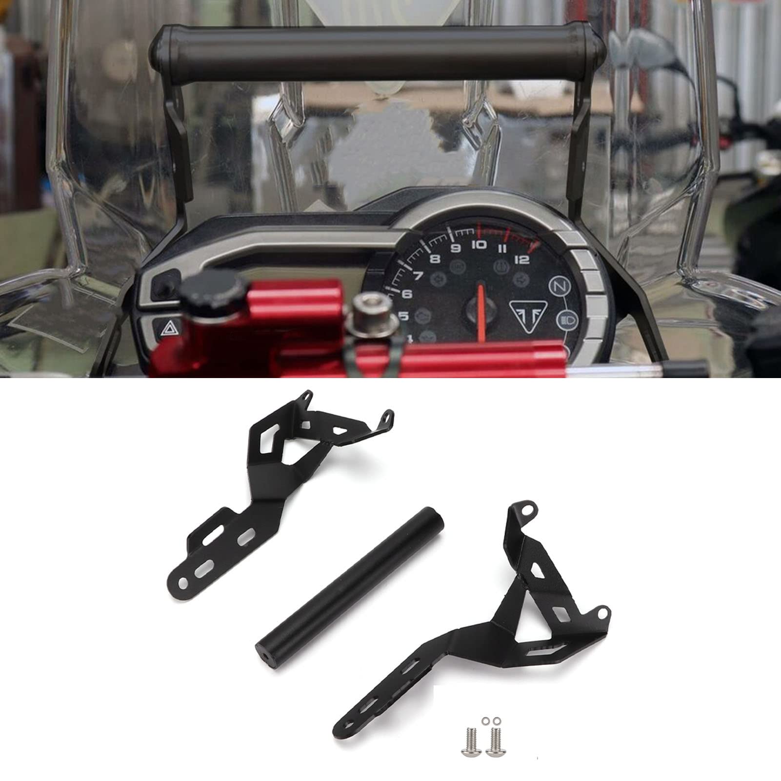 OUKENS Support téléphone moto Triumph Tiger 800 XCX/XRX alu