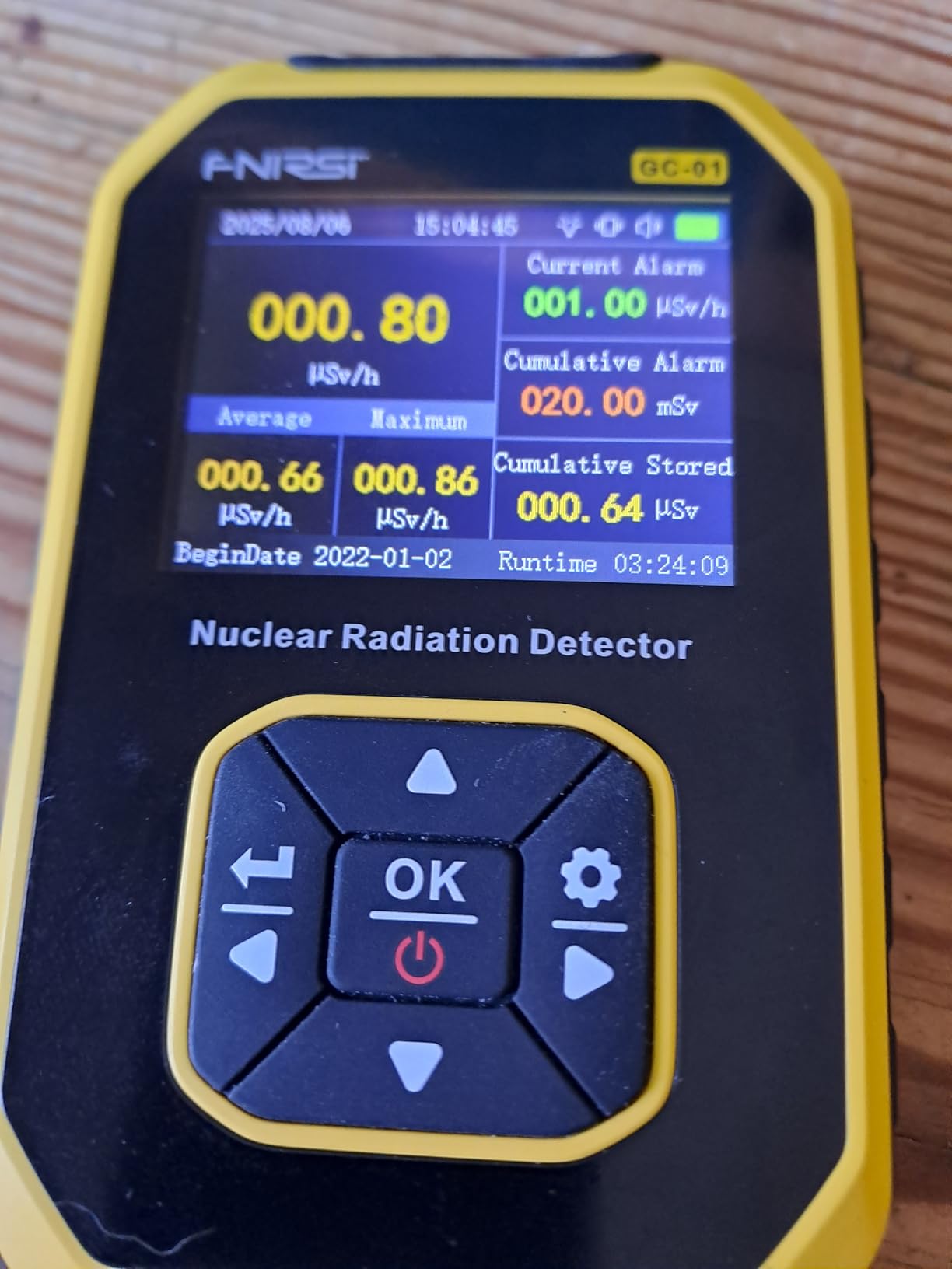 Jadeshay Installation Électrique compteur Geiger LCD dosimètre