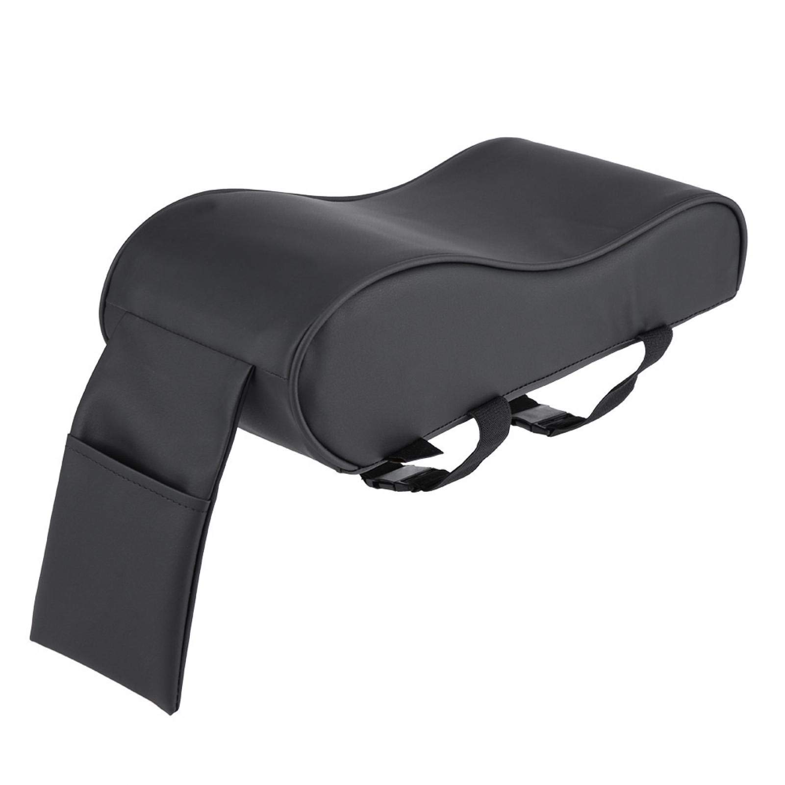OUKENS Accessoires automobiles coussin accoudoir voiture cuir noir