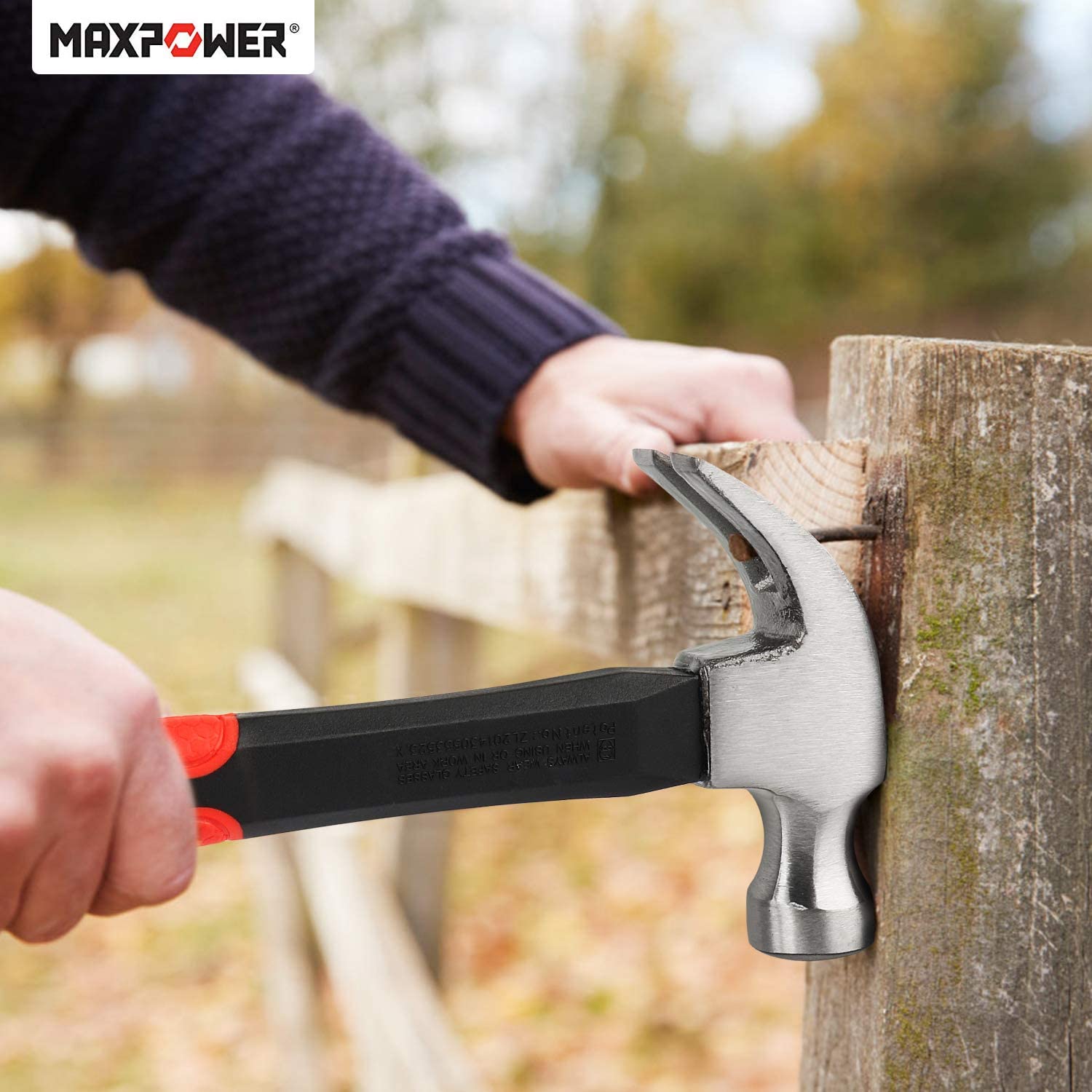 MaxPower Outils de frappe marteau à griffes 8Oz 240mm