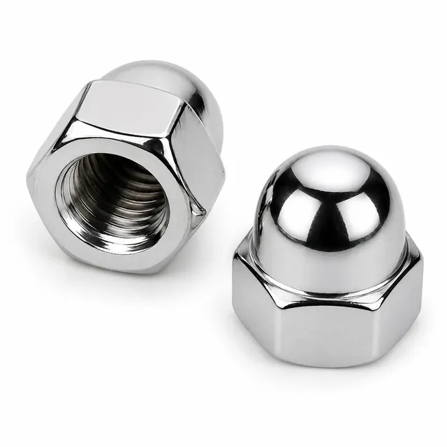 DAUMLINK Écrous M8 écrou borgne forme haute inox 25 pcs