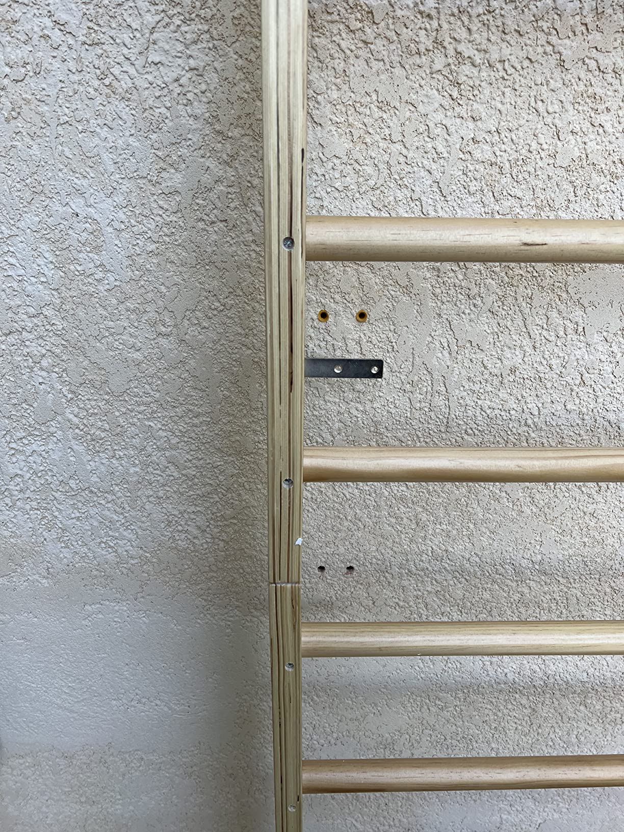 CCLife Sports & Yoga espalier suédois bois 100 kg avec barre traction