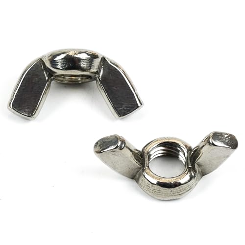DAUMLINK Écrous Écrou papillon M10 inox 25 pcs sans outil