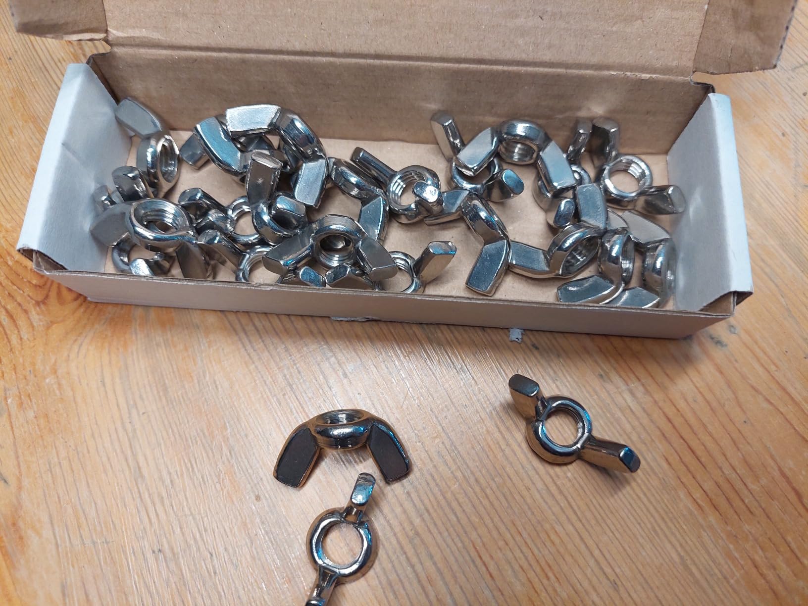 DAUMLINK Écrous Écrou papillon M5 inox 25 pièces sans outil