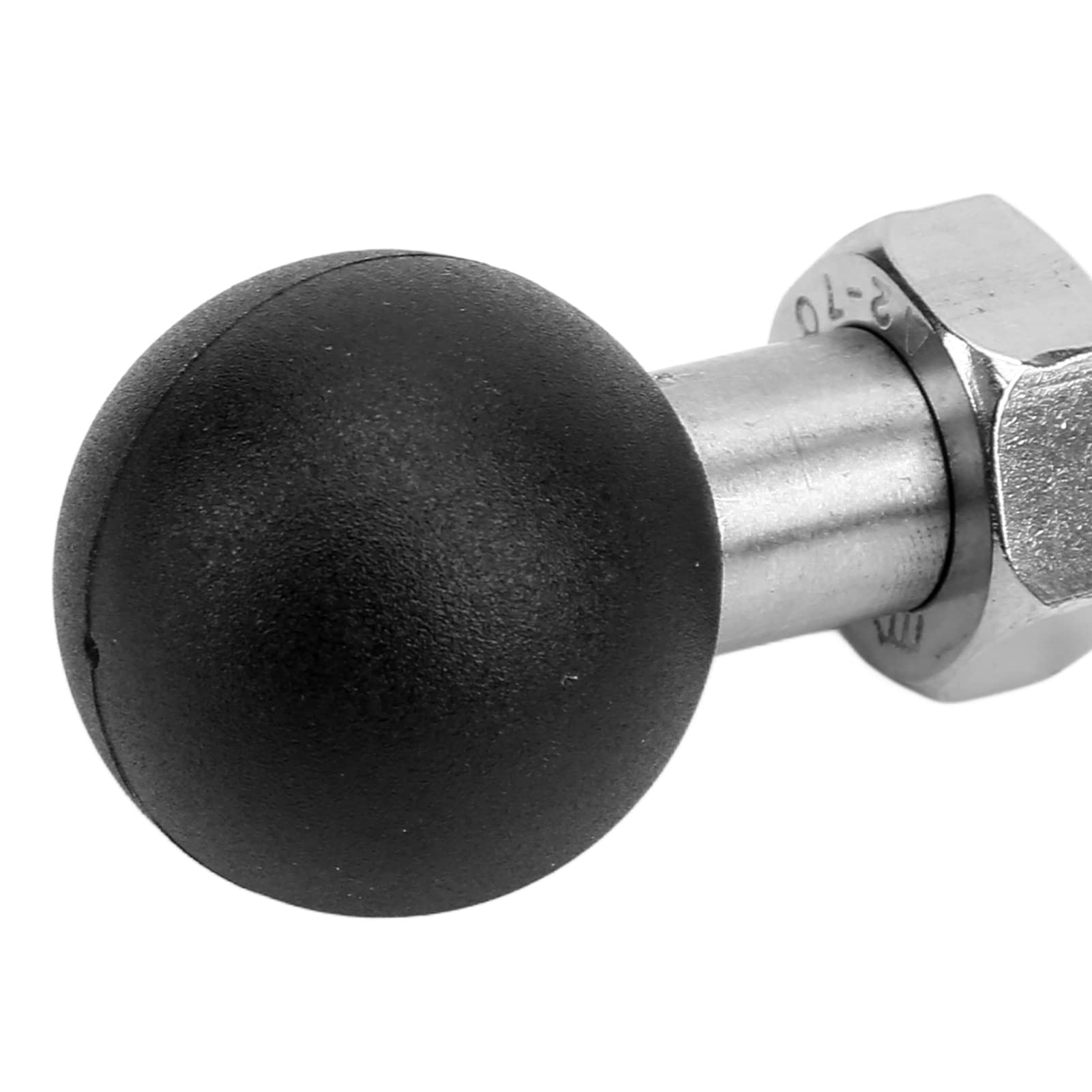 OUKENS Support boule rétroviseur moto M10x1,25 inox