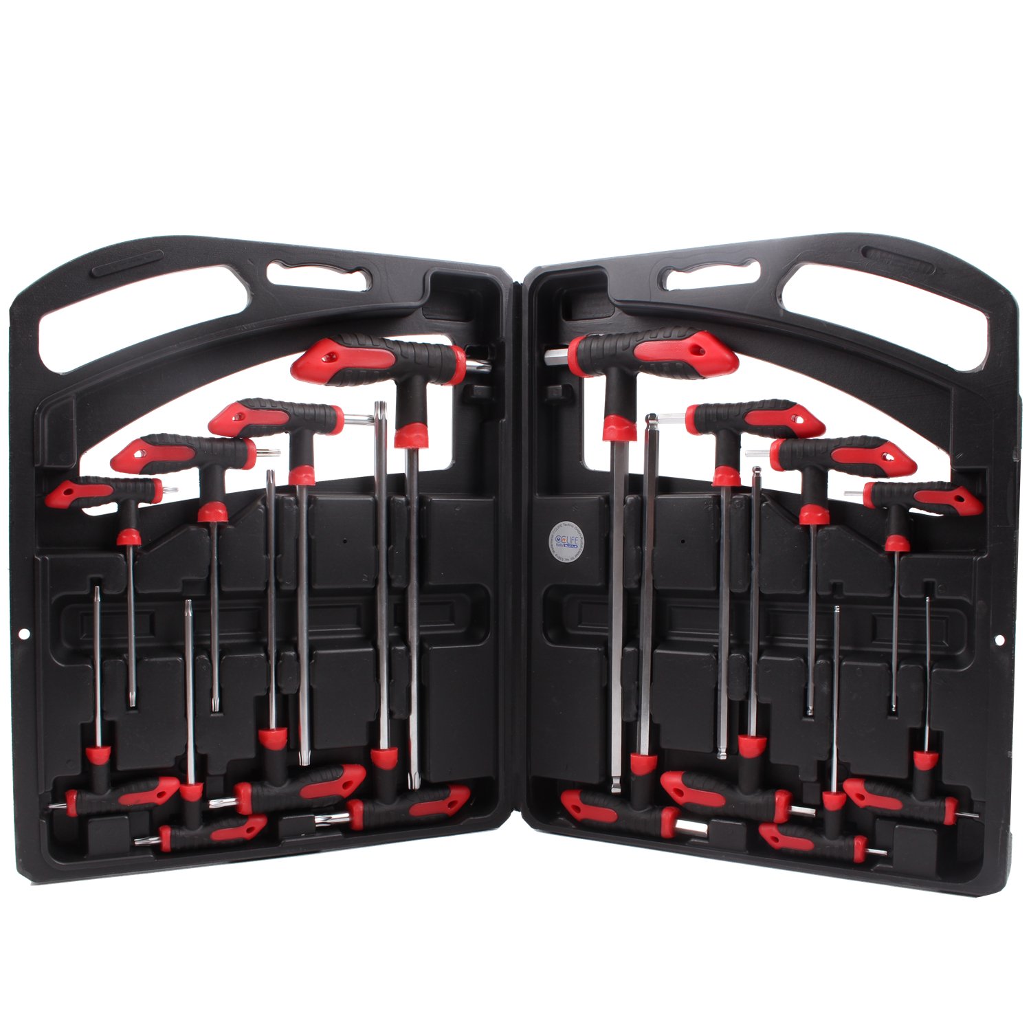 CCLIFE Wrenches Coffret Clés en T Allen Torx 16 pièces