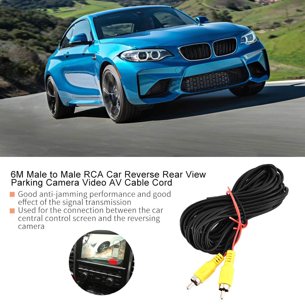 OUKENS Électronique automobile câble RCA 6m caméra recul