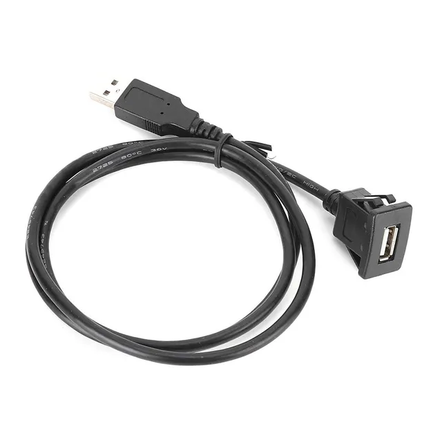 OUKENS Électronique automobile câble USB 2.0 tableau de bord 1m