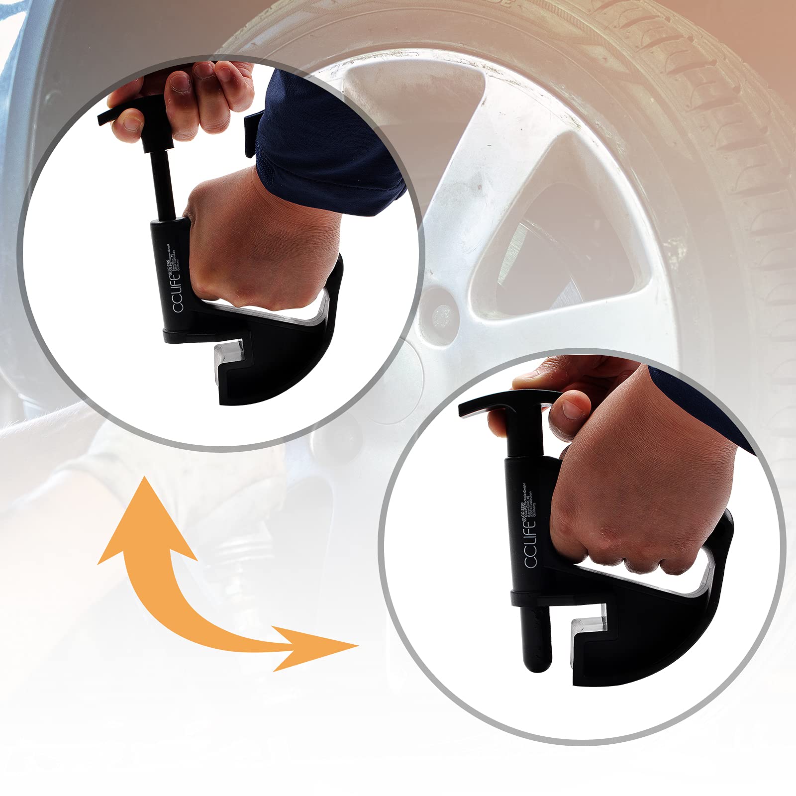 CCLIFE Tire Tools pince talon pneu lot 2 pièces