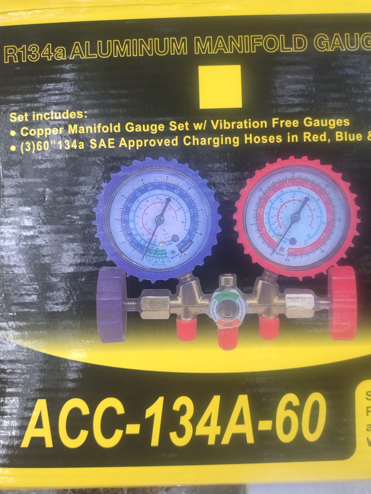 OUKENS Manifold clim auto R12 R22 R502 3 tuyaux