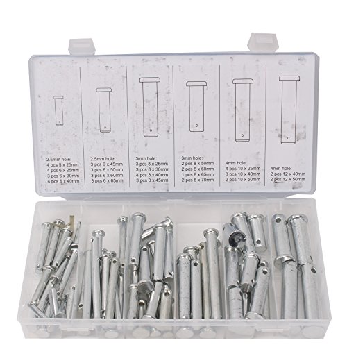 CCLIFE DIY Tools Coffret Goupilles Axe 60 Pcs