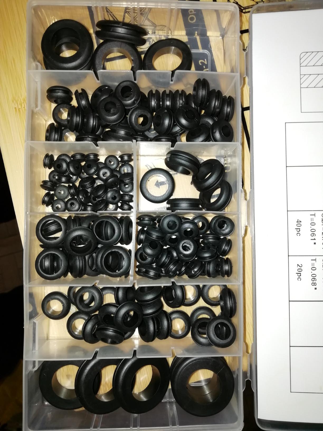 CCLIFE DIY Tools Coffret Oeillets Passe-Câble 180 Pièces