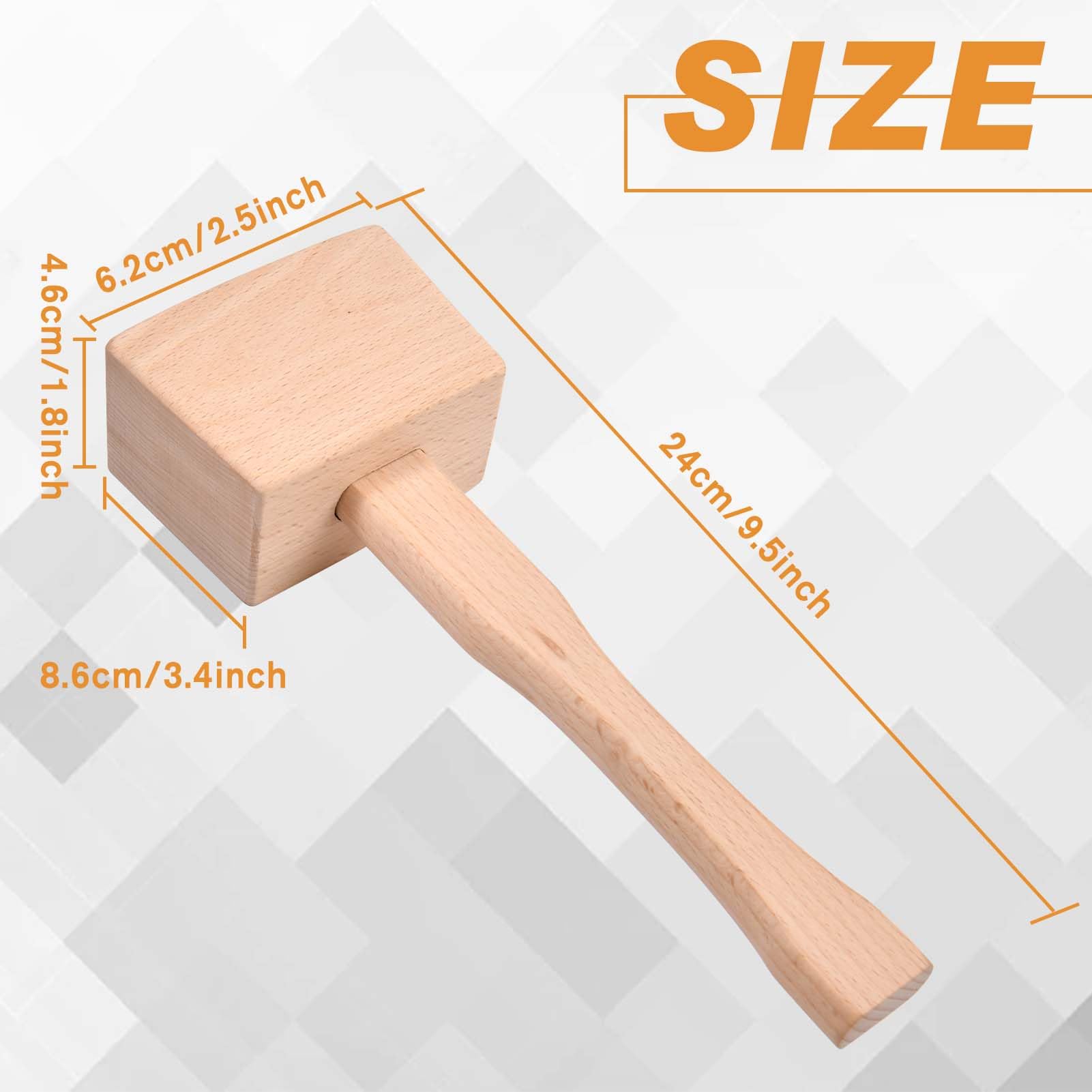 LEONTOOL Lames de Scie Maillet Bois Hêtre 9,5 Pouces 24 cm