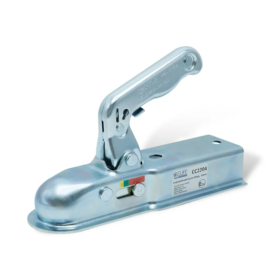 CCLife DIY Tools tête d'attelage 800 kg timon 60 mm