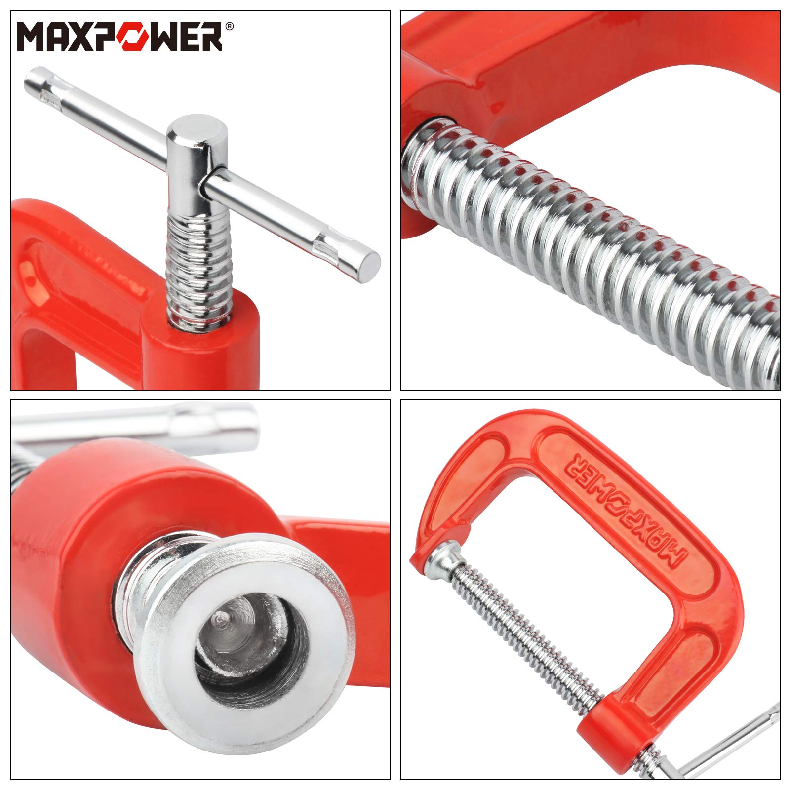 MaxPower Outils de serrage serre-joints C lot 3 25-75mm