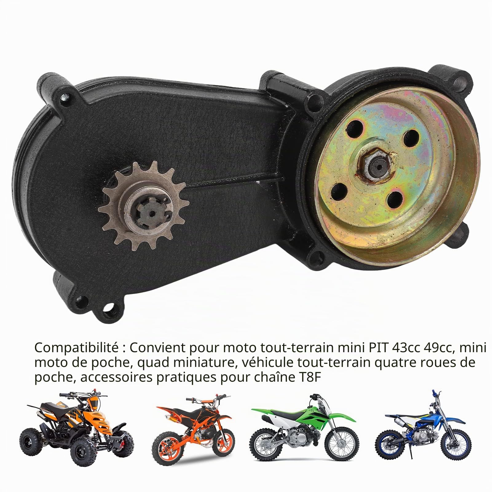 OUKENS Kit embrayage transmission quad 47/49cc 14T T8F