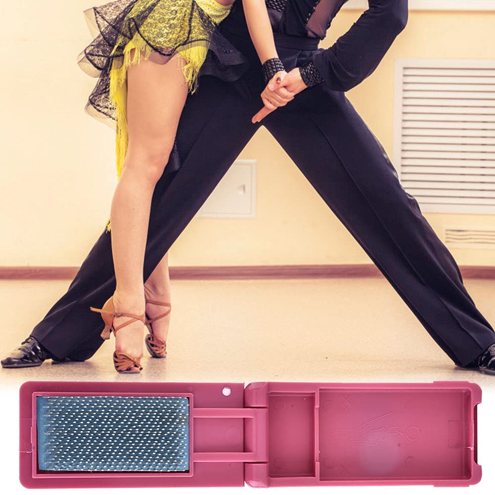 OUKENS Brosse chaussures danse portable rouge 9cm
