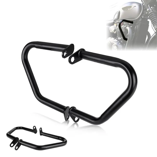 OUKENS FG007BK protège-moteur moto Triumph Bonneville 2 pièces