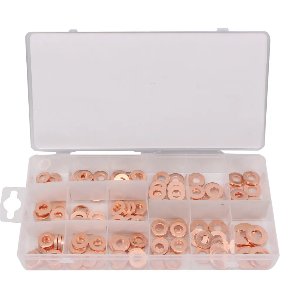 CCLIFE DIY Tools Rondelles Cuivre Plates 150 Pcs
