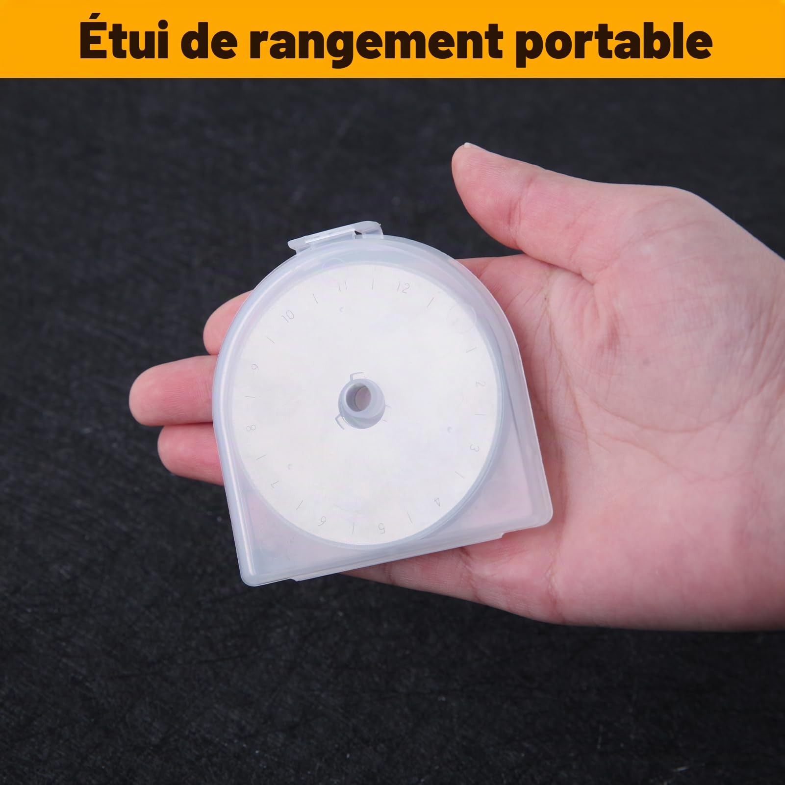 LEONTOOL Lames Rotatives 60 mm Lot de 10 Acier SK5