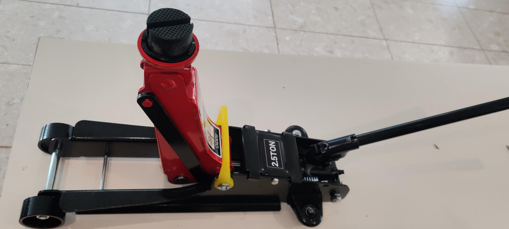 CCLIFE Cric hydraulique extra plat 2,5T 85-380 mm