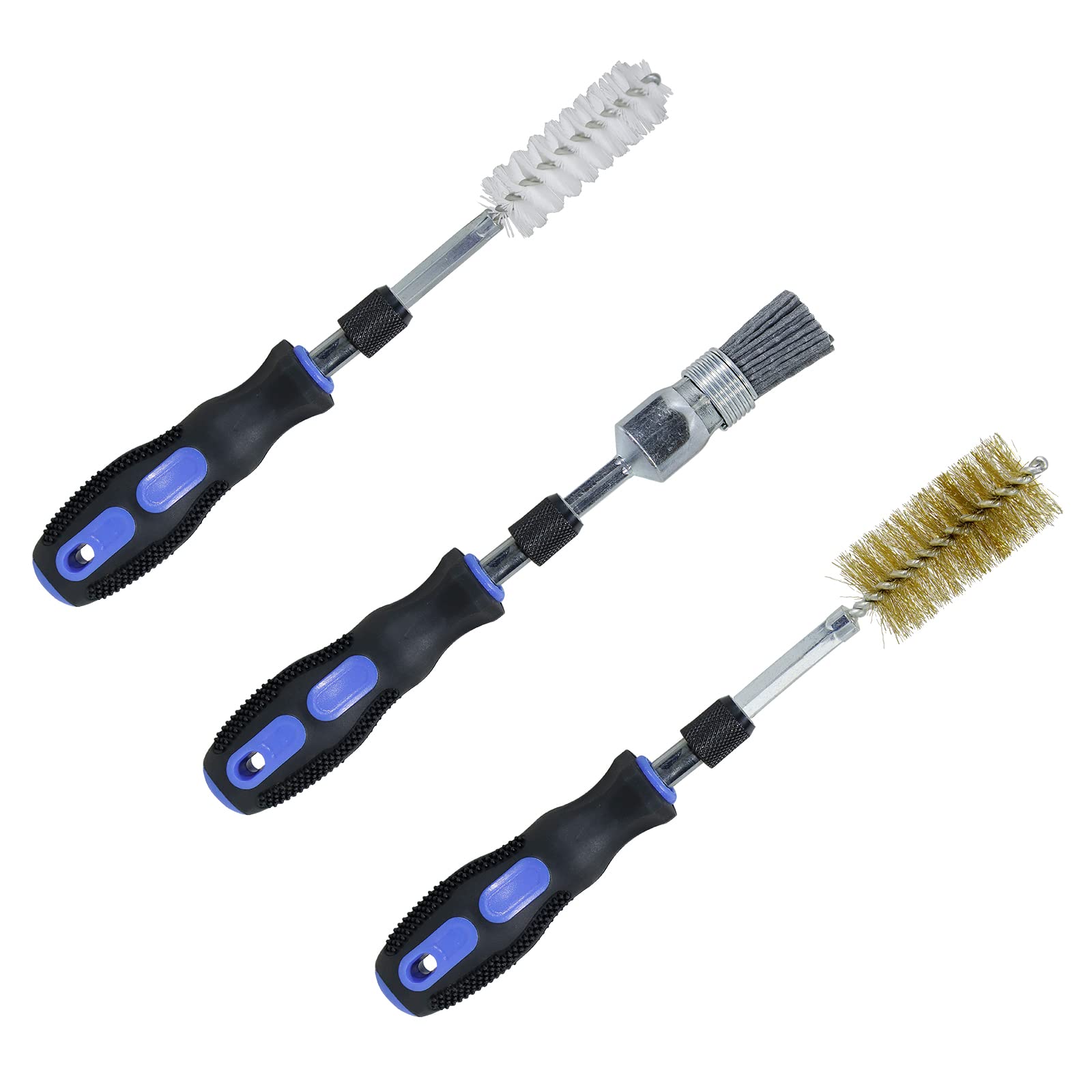 CCLIFE Kit nettoyage siège injecteur diesel 19 pièces brosses