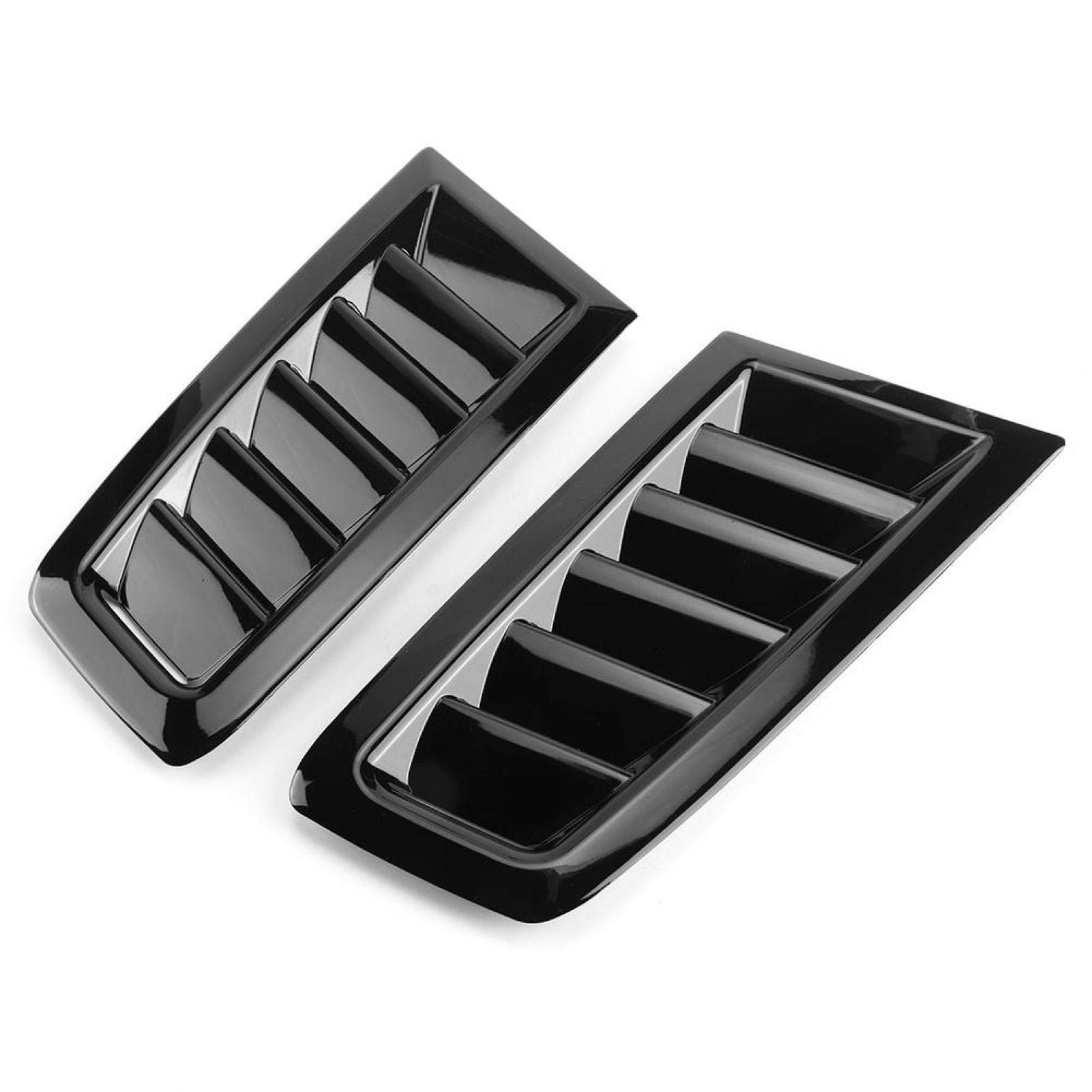OUKENS Modification Évent Capot Focus RS MK2 Noir Brillant Paire