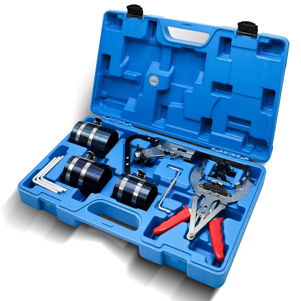 CCLIFE Spring Compressor kit segments piston 5 pièces
