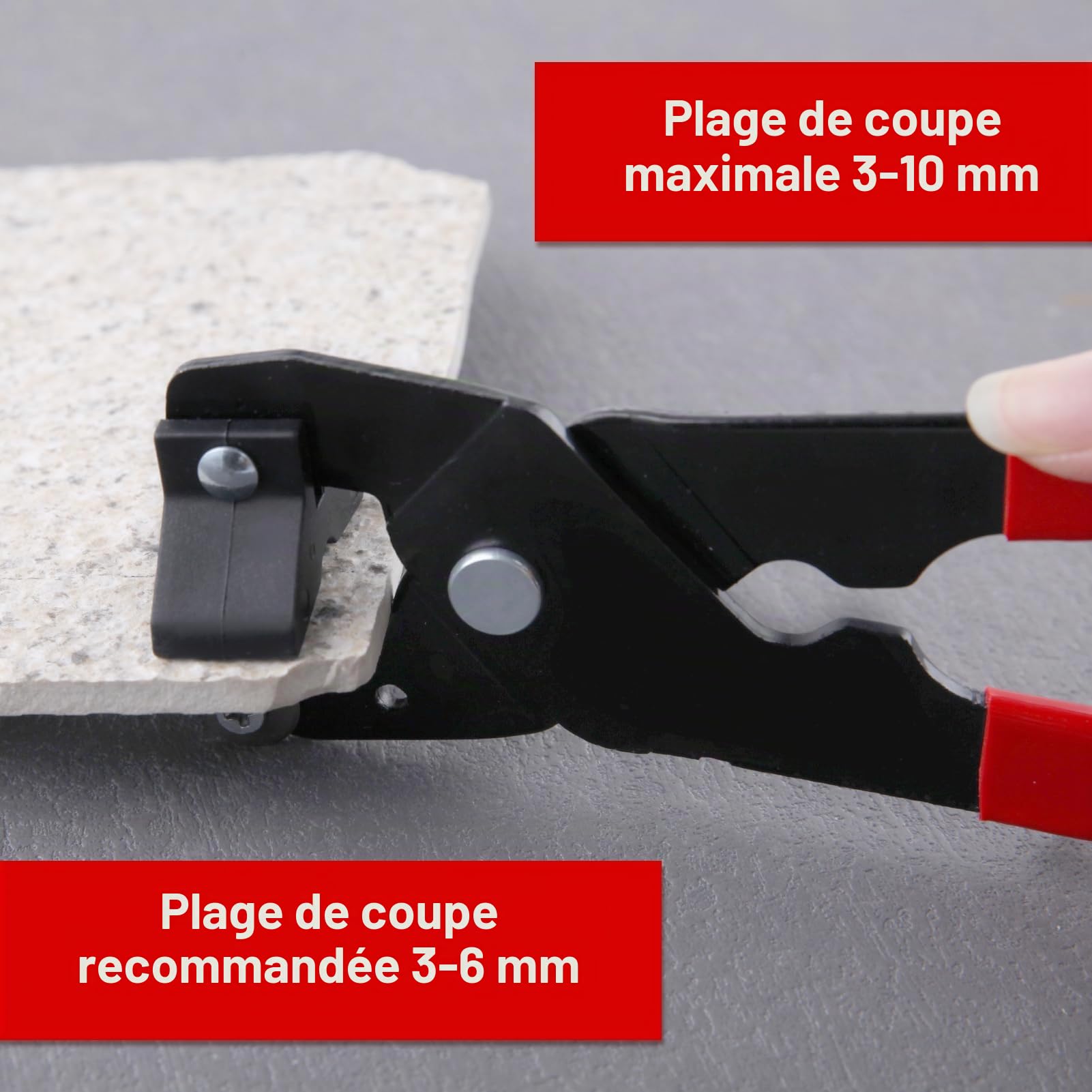 LEONTOOL pince coupe-carreaux mosaïque 3-10 mm + molette