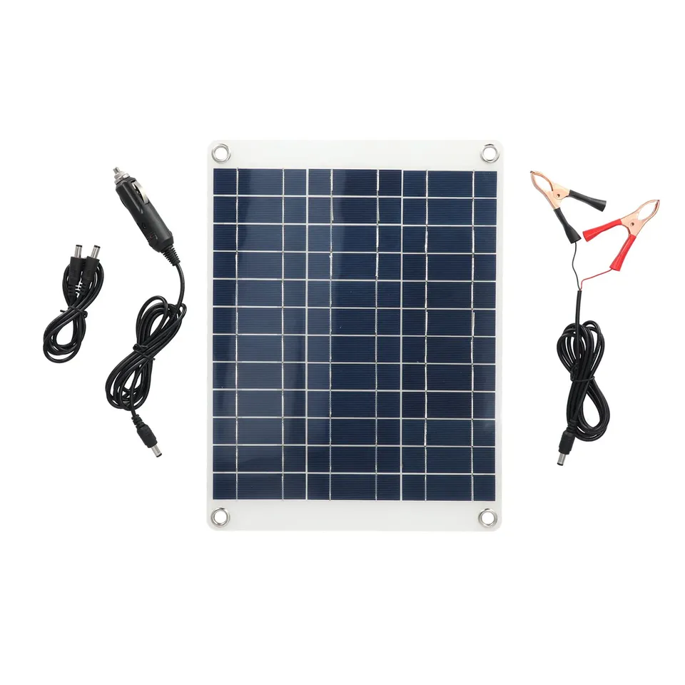 Jadeshay Solaire Photovoltaïque panneau solaire 15W 12V portable
