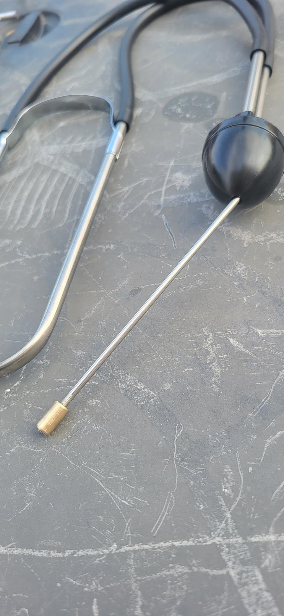 CCLIFE Test Tools stéthoscope mécanicien 920 mm 2 pointes