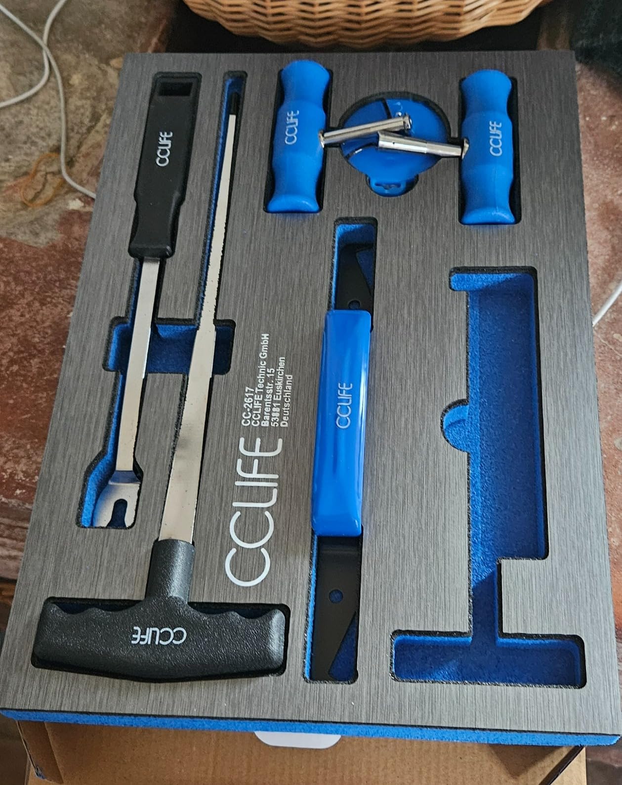 CCLIFE Auto Trim kit démontage pare-brise 7 pièces fil