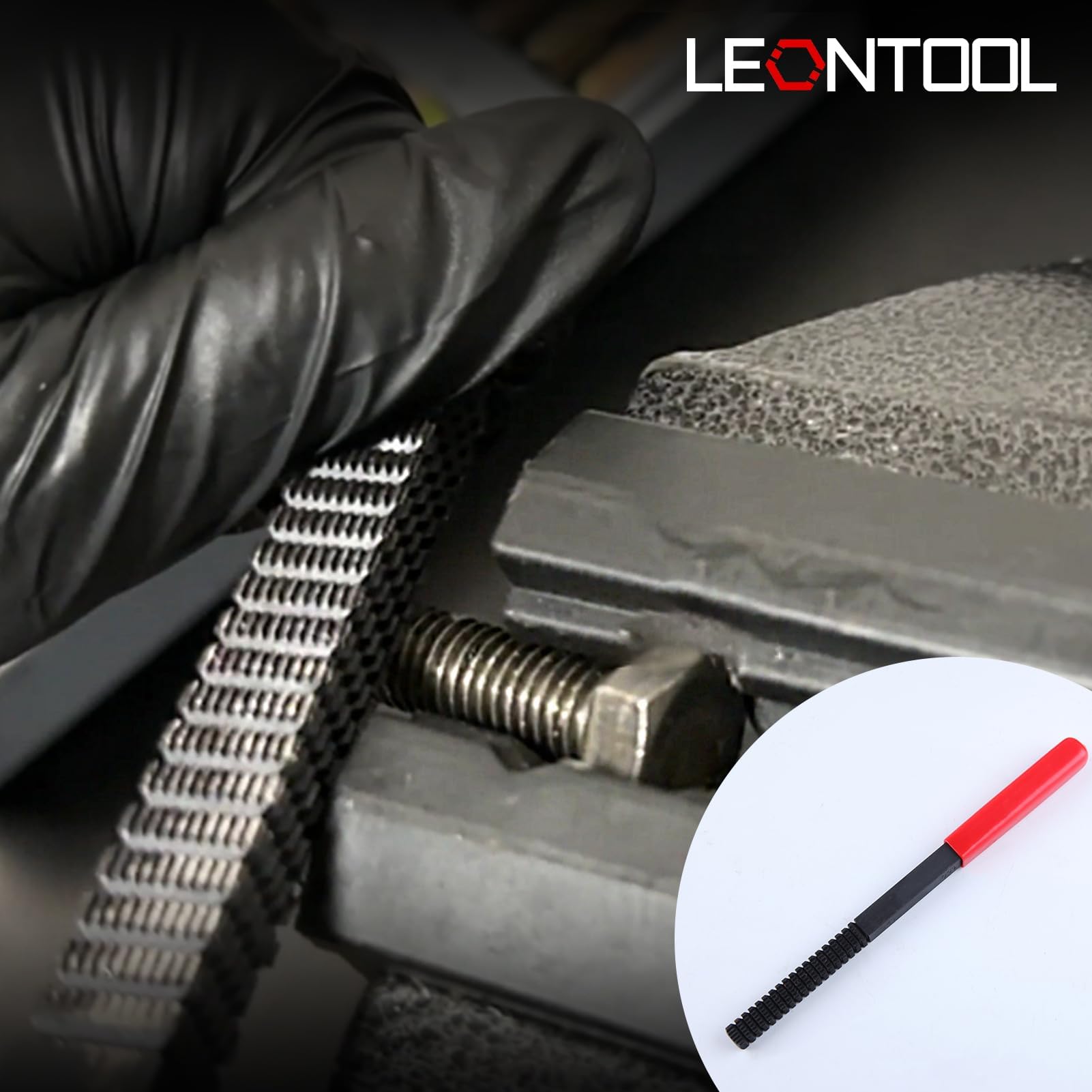 LEONTOOL Kits de Réparation Filetés taraud filière 15 pièces M6-M12