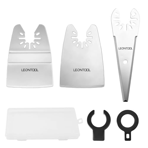 LEONTOOL Lot 6 lames grattoir oscillantes multifonction