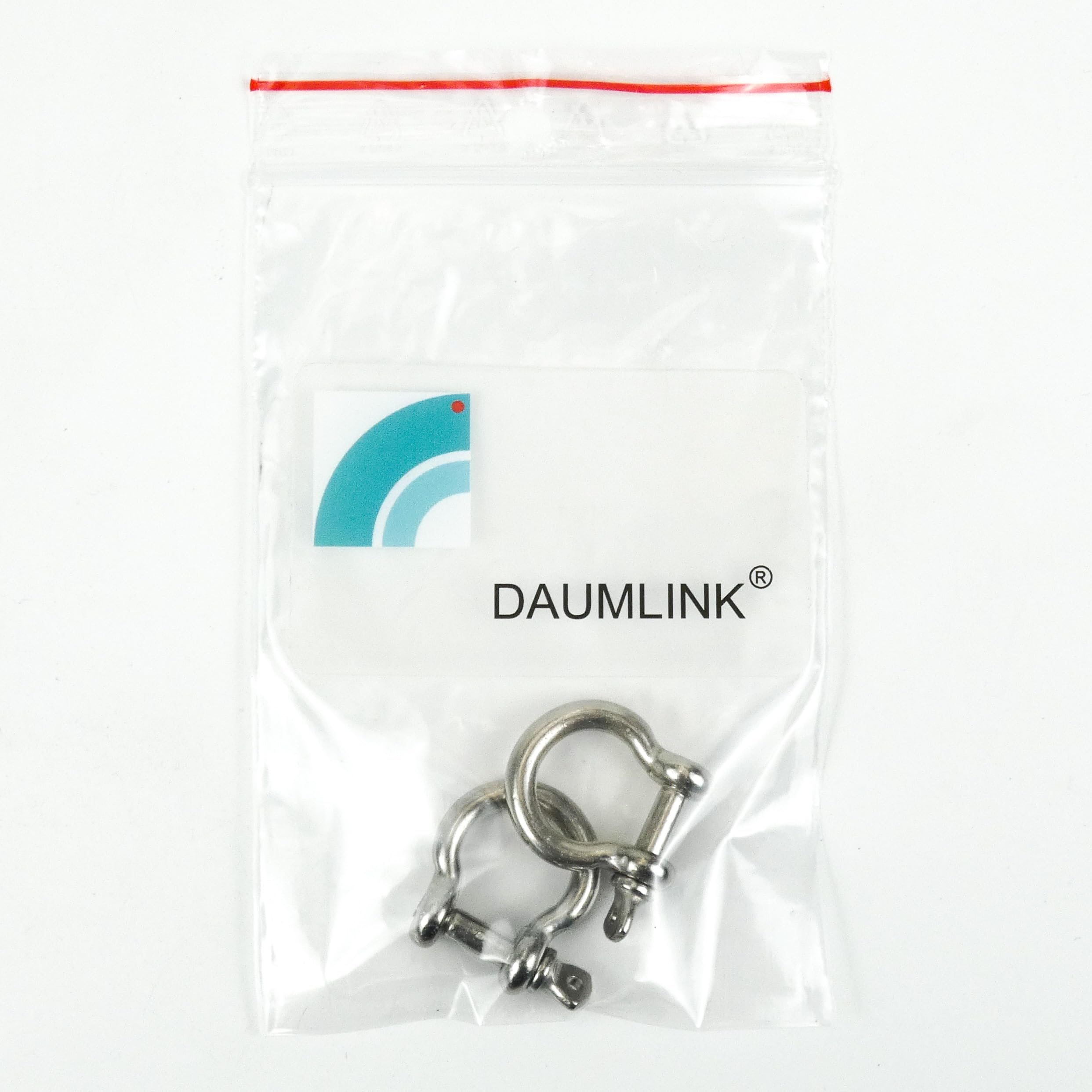DAUMLINK Manille lyre inox A4 4 mm lot de 2 marine
