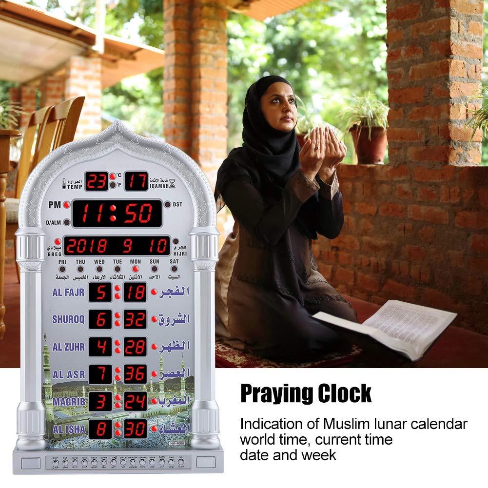 Jadeshay horloge azan prière musulmane 1500 villes