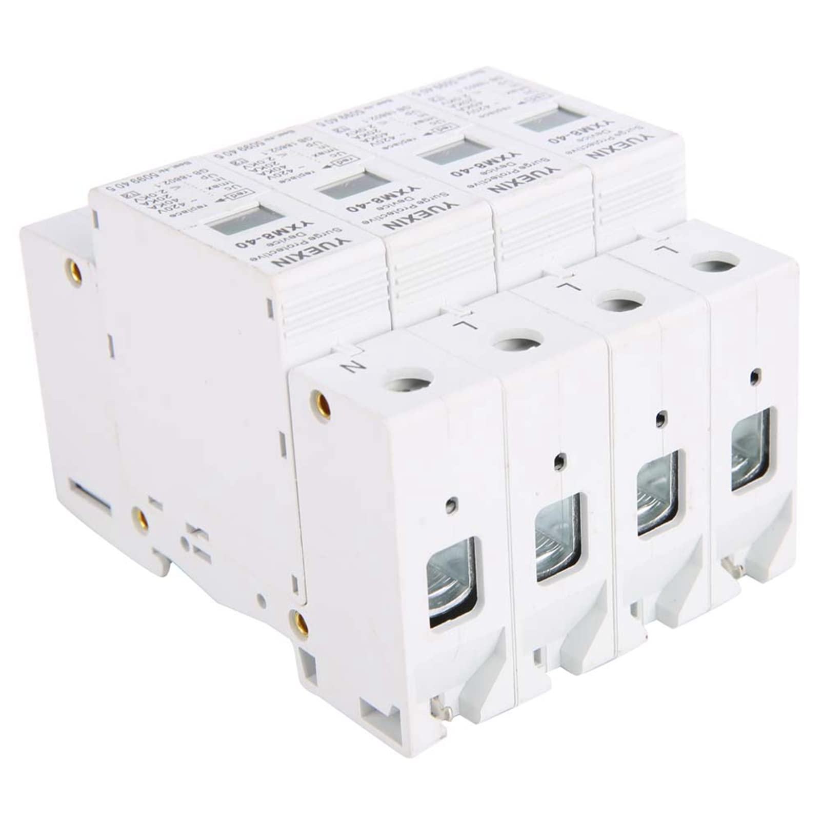 Jadeshay Installation Électrique Parafoudre 4P 40kA Rail DIN