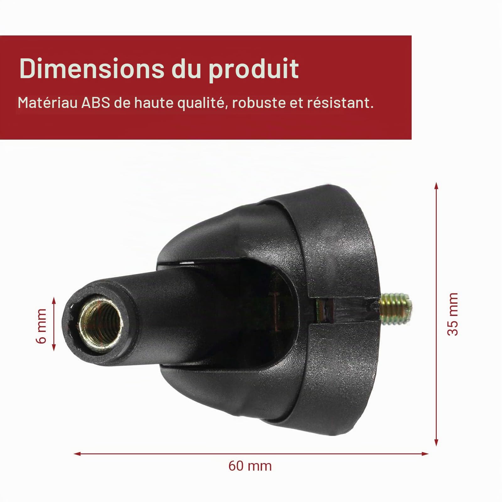 OUKENS Base d’antenne 51995445 Fiat Ducato ABS
