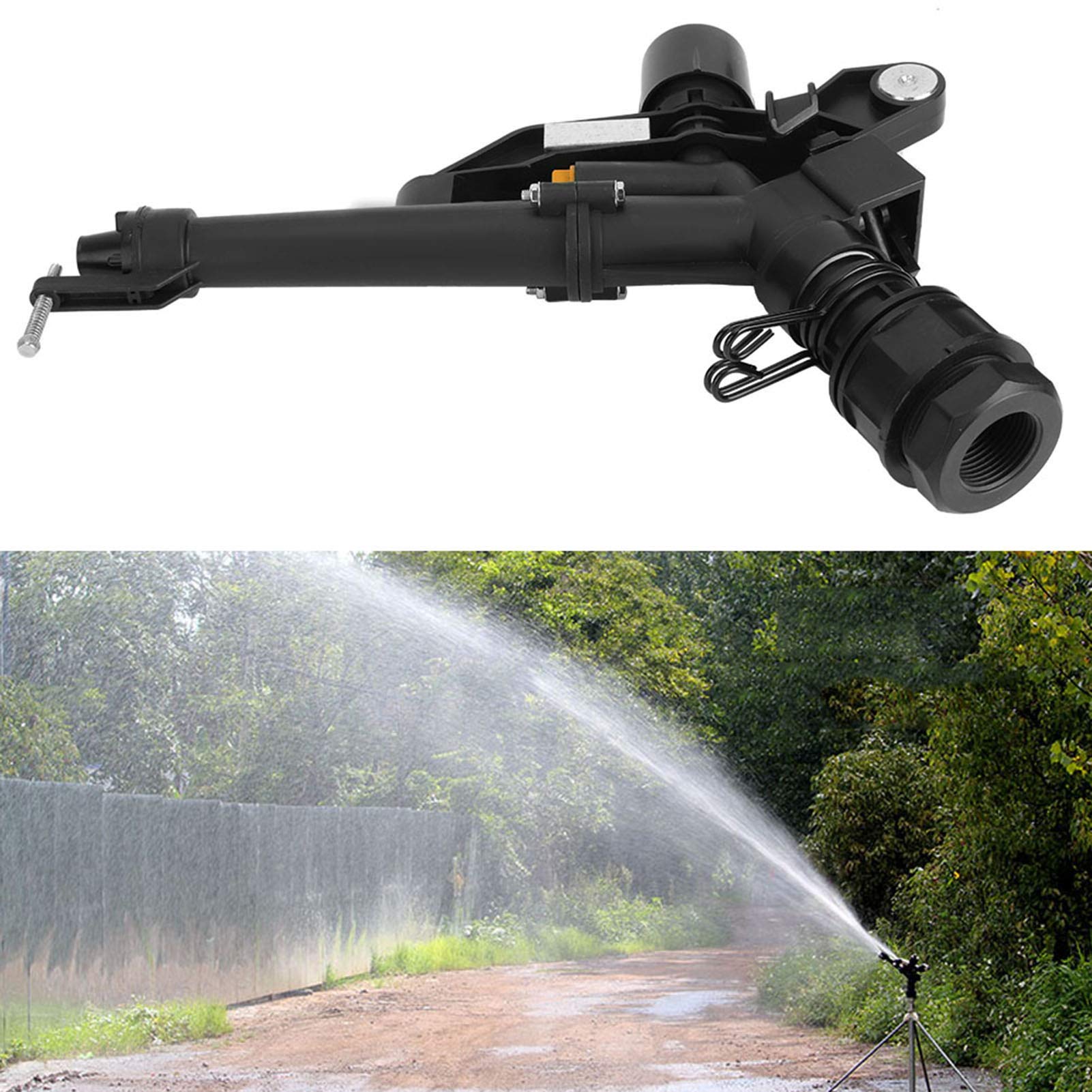 OUKENS Arroseur irrigation rotatif 360° DN25 bras oscillant