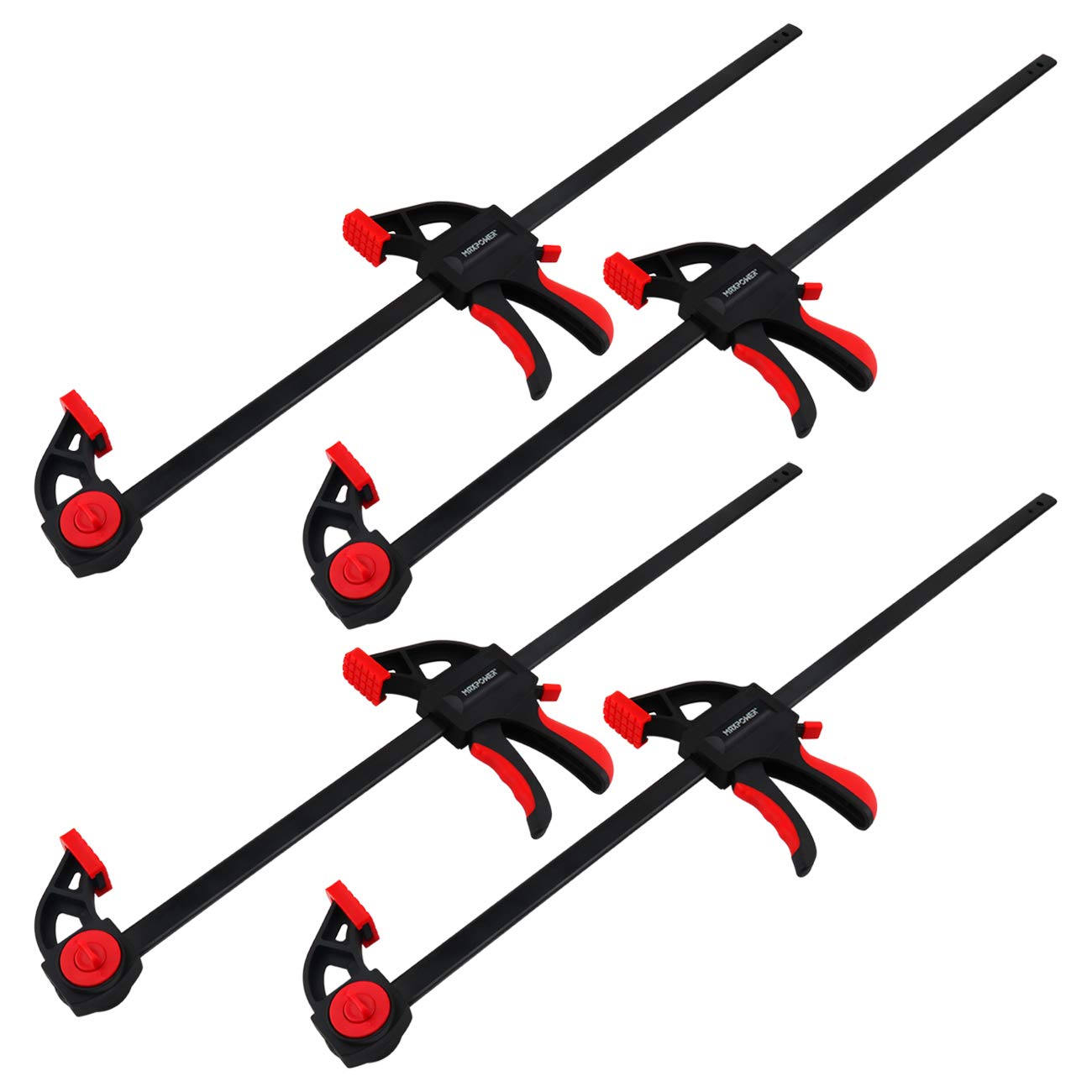 MaxPower Outils de serrage serre-joint rapide 600 mm 4 pièces 100 kg