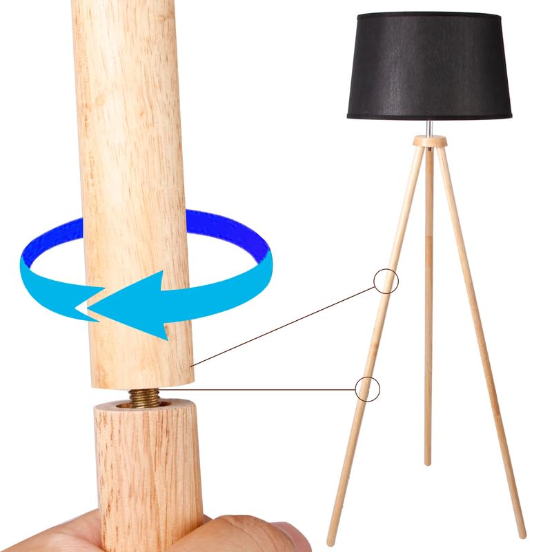 CCLIFE DIY Tools lampadaire arc noir E27 réglable
