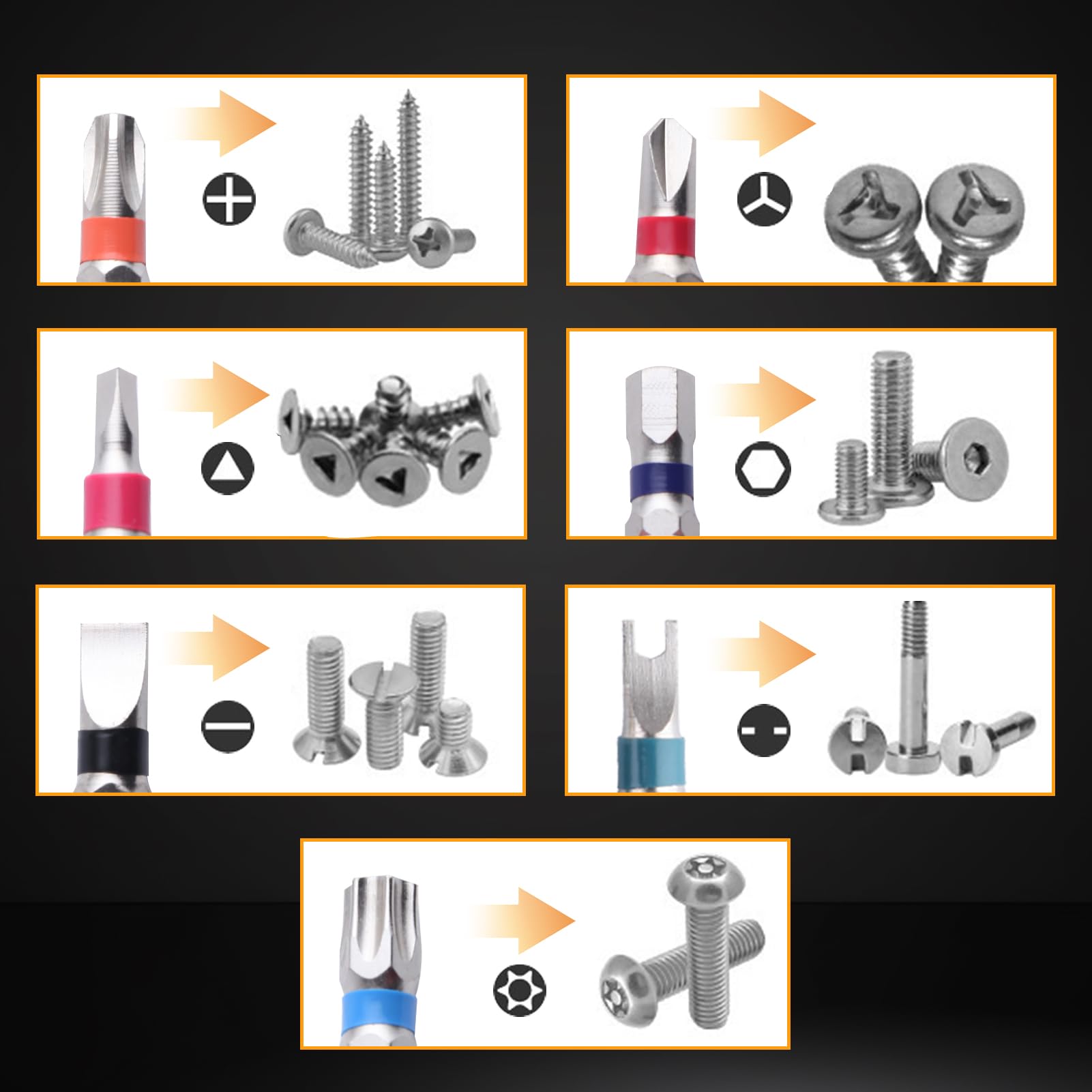 LEONTOOL Tournevis Mini Cliquet 1/4 32 pièces 72 dents