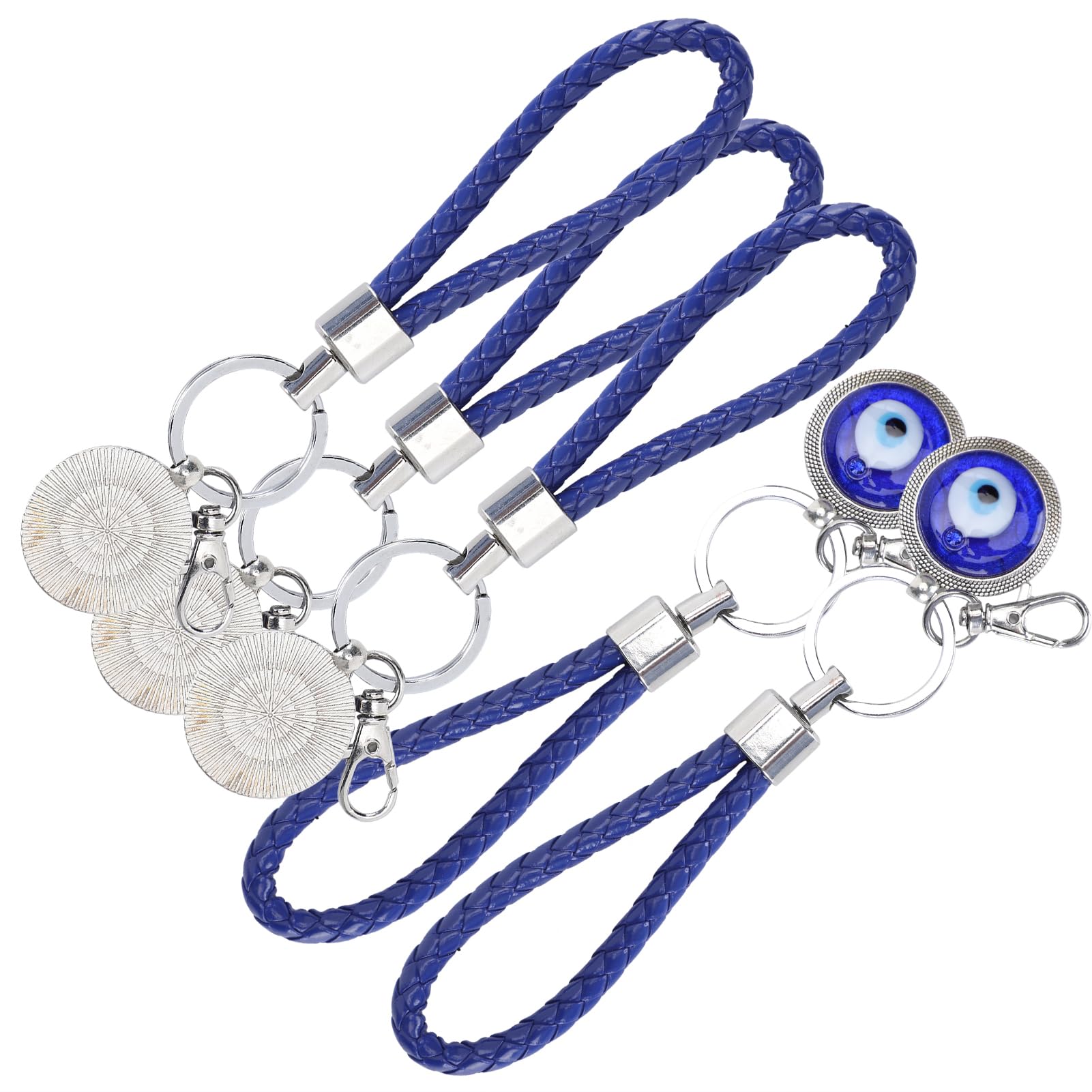 OUKENS Accessoires Porte-clés Œil Bleu Turc Verre Lot 5