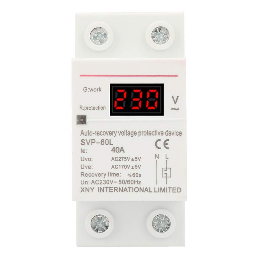 Jadeshay Installation Électrique protecteur tension 230V 40A auto