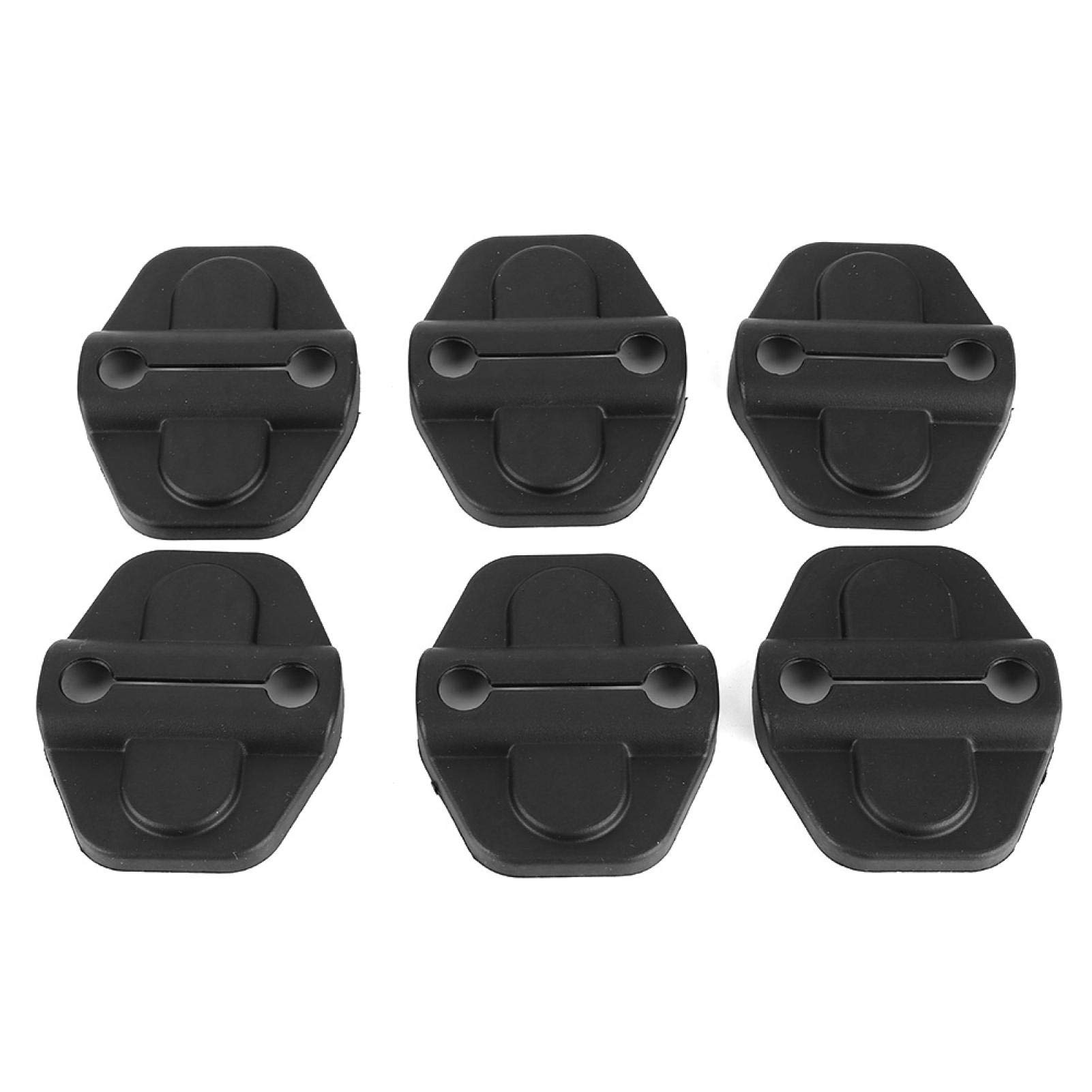 OUKENS cache serrure porte Jeep Wrangler 6 pièces noir