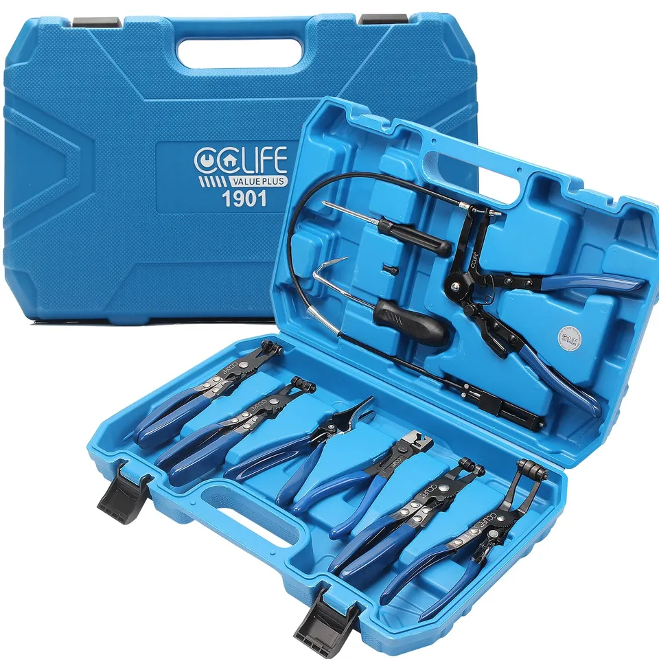 CCLIFE DIY Tools coffret 9 pinces à colliers