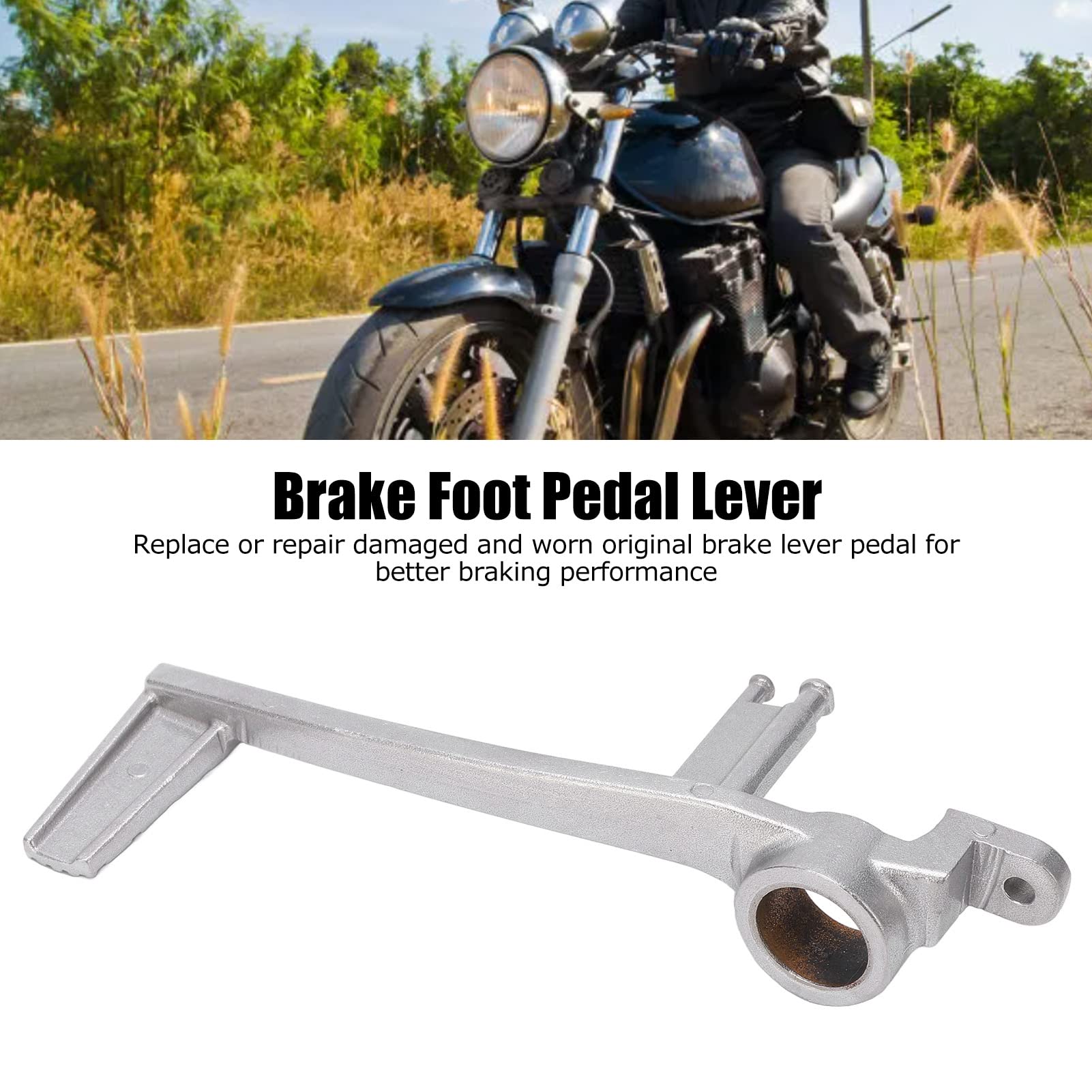 OUKENS Accessoires de moto levier frein GSXR600 750 1000 argent