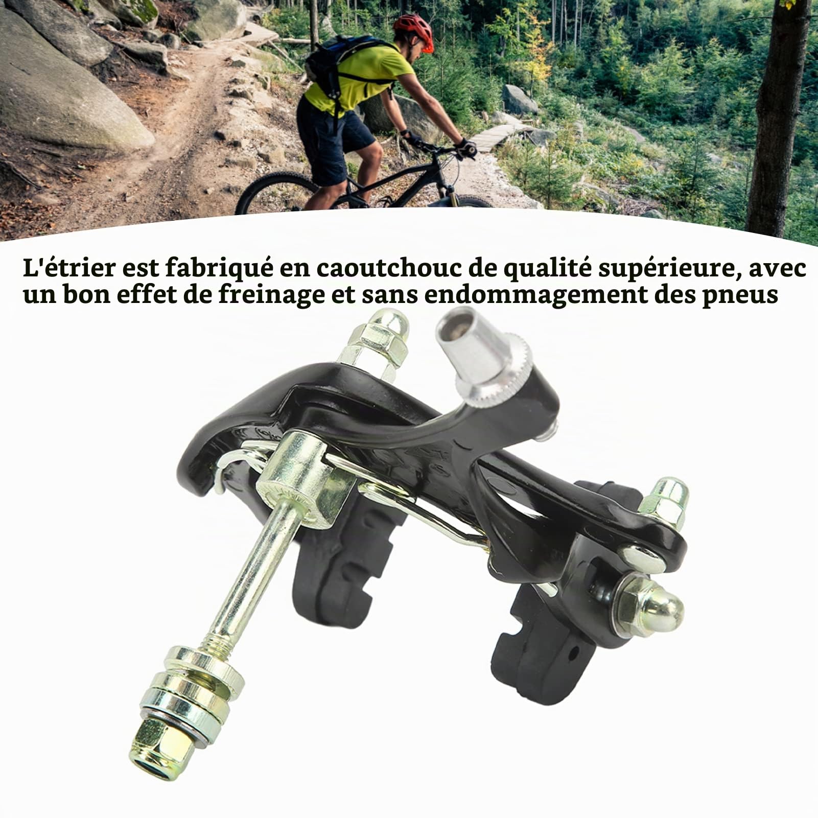 OUKENS Étrier Frein Vélo Route Avant Alu 67mm