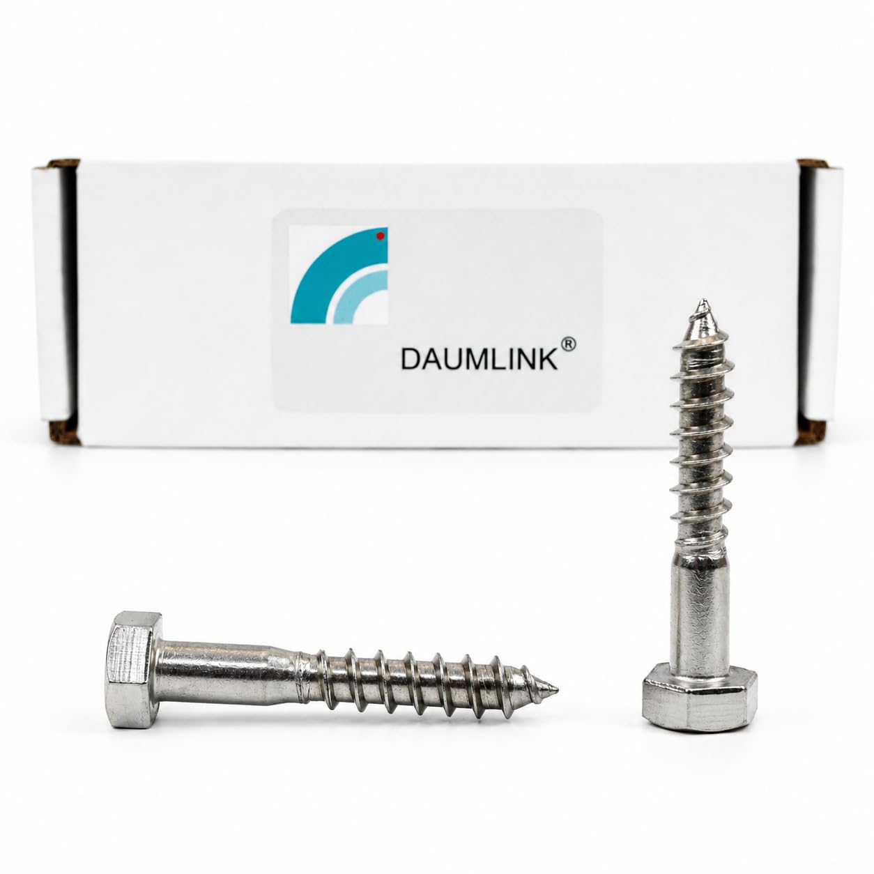 DAUMLINK Vis tirefond M8x50 inox A2 lot 25 bois